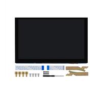 LIXSAZSE Monitores de Pantalla táctil Fuertes y Resistentes, adecuados para Cualquier Escritorio o Pared, monitores ABS fáciles de Ajustar para LCD PC, 5 Pulgadas, para Pi 4B 3B