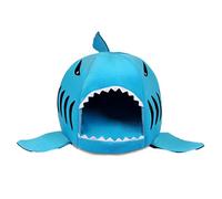 LIXSAZSE Nido para Mascotas de tamaño encuentre el Ajuste Adecuado para su Mascota. Paño de tamaño Adecuado. Nido Universal. Productos para Mascotas, Azul, XS