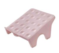 LIXSAZSE Organizador de Zapatos Tacones Altos y Bajos Zapatos de Doble Capa Ranuras Estante Ahorro Espacio Buena dureza Soporte Almacenamiento Gabinete Plano, Rosado