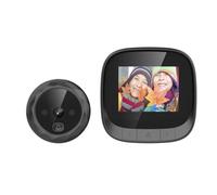 LIXSAZSE Pantalla LCD de 2,4 pulgadas Visor de mirilla Inalámbrico Intercomunicador video larga espera 90 grados Cámaras definición para el hogar