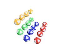 LIXSAZSE Pelotas de Golf Adhesivas para Tela, 16 Pelotas Ligeras con Cierre de , Ideales para Actividades en Interiores y Exteriores. Accesorios para Adultos.