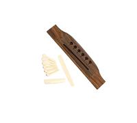 LIXSAZSE Piezas de repuesto para guitarra eléctrica, puente musical, accesorios acústicos, monturas de rodillos duraderas, juego de puente de instalación, accesorio de