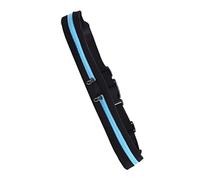 LIXSAZSE Riñonera compacta cómoda y Ajustable para Correr riñonera para Correr de Poliuretano Bolsa Deportiva cinturón, Verde Azulado
