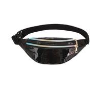 LIXSAZSE Riñonera Multifuncional Almacenamiento versátil para Essentials On-Go Riñoneras de PU Riñoneras para Mujer Riñonera Ancha, Negro