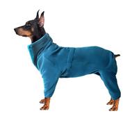 LIXSAZSE Ropa de Invierno imprescindible para Mascotas, Ropa de Invierno para compañeros Peludos, Cuatro Patas Felpa, para Perros, Turquesa+XL