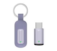 LIXSAZSE Segundo Cambio Caminando Llavero de Control Remoto Universal ABS Control Remoto Inteligente IR Forblaster, púrpura