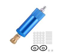 LIXSAZSE Separador de buceo de agua y aceite Bomba portátil un cilindro presión Bombas operadas a mano Compresor aire a prueba herrumbre, Azul