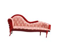 LIXSAZSE Sofá de casa de muñecas, Pieza Decorativa Que realza el Encanto del Dormitorio Mediante una artesanía Impresionante y Detallada. Mini sofá casa muñecas a Escala 1:12.