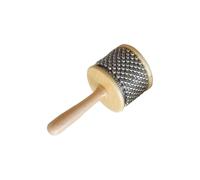 LIXSAZSE Sonajero de mano Cabasa de Para madera duradero. Sonajero de mano Cabasa. Lecciones de música tanto en la escuela en casa. Instrumento musical. Juguete musical, Diámetro 8.5 cm