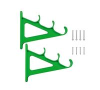 LIXSAZSE Soporte de Pared para cañas de Pescar Verticales, excepcional Durabilidad para Todo Tipo de cañas. El Soporte de Pared para está Hecho de Polipropileno. para de, Verde, 20.5 x 17 cm