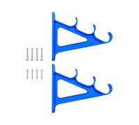 LIXSAZSE Soporte de Pared para cañas de Pescar Verticales, excepcional Durabilidad para Todo Tipo de cañas. El Soporte de Pared para está Hecho de Polipropileno. para de, Azul, 20.5 x 17 cm