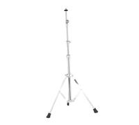 LIXSAZSE Soporte para platillos de altura ajustable con pedal suave. Incluye soporte de hi-hat plegable. Ideal para bateristas en movimiento. Fácil transportar y guardar.