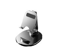 LIXSAZSE Soporte para teléfono Plegable Accesorio para el hogar Estante Fijo de Metal Universal Soportes de Soporte Simples para teléfono móvil, Plata