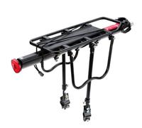 LIXSAZSE Soporte Trasero de aleación de Aluminio montado en tija sillín Bicicleta para Bicicletas Tubo 3,3 cm Soporte Transporte Bolsa sillín Equipaje liberación rápida