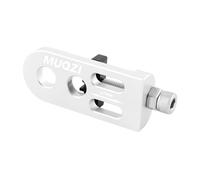 LIXSAZSE Sujetador de Cadena de Bicicleta Ligero y Ajustable, Tensor Cadena Bicicleta, Ajuste Simple y Efectivo, Protector Ajuste Universal, Tensor una Sola Velocidad, Plata, 72.7 x 26.5 x 14.2 mm