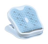 LIXSAZSE Tabla de estiramiento de pantorrillas, plegable, inclinada, antideslizante, ideal para entrenamientos en interiores y exteriores. Su estructura triangular es estable y no, Azul, 28x28cm