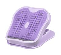 LIXSAZSE Tabla de estiramiento de pantorrillas, plegable, inclinada, antideslizante, ideal para entrenamientos en interiores y exteriores. Su estructura triangular es estable y no, Violeta, 28x28cm