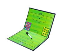 LIXSAZSE Tablero táctico de fútbol con Cremallera magnética para Entrenadores, Tablero táctico Ligero y portátil, Amplia Gama de usos , 2 Veces