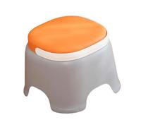 LIXSAZSE Taburete de baño Europeo, Silla Antideslizante, reposapiés, Taburete pequeño, Mueble Multiusos, Inodoro pequeño, escalón, hogar, Cocina, Silla de baño Europea, Antideslizante, Creativo