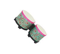 LIXSAZSE Tambor de mano colorido para niños, ideal para actividades familiares y para fomentar la exploración musical. Se puede usar durante mucho tiempo. El diseño del juego