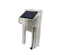 LIXSAZSE Timbre con cámara y videoportero a Prueba de Agua y Audio bidireccional con cámara WiFi inalámbrico ABS Timbre inalámbrico para el hogar, Cov de Lluvia Transparente