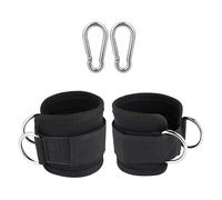 LIXSAZSE Tobilleras con polea para entrenamiento de fuerza y fitness de piernas, con tobilleras ajustables para adultos y personas mayores. Estas están diseñadas principalmente