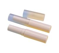 LIXSAZSE Tubos de bálsamo labial vacíos Premium, 50 Uds., para una aplicación sin esfuerzo, tubo de lápices labiales vacíos, seguro, fácil de amplia aplicación, color crema