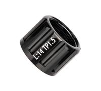 LIXSAZSE Tuercas de Cierre rápido, Tornillos de Aluminio Negro, para buje Bicicleta, Eje Trasero, para Bicicletas montaña. Material: aleación Aluminio. Accesorios para Bicicletas: Tuercas Cierre