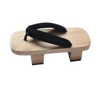 LIXSAZSE Zuecos de Para madera japoneses Sandalias de moda antideslizantes Chanclas de Para madera Sandalias cómodas para interiores y exteriores Zuecos Chanclas para mujeres