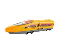 LIXSAZSEl Juego de simulación imaginativo se Mejora con Las Funciones deslizantes del Juguete de Tren de Velocidad Que Crean escenarios emocionantes para, Amarillo, 28 x 4.5 x 5. cm