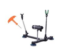 LIXSAZSEl Soporte Ajustable para caña de Pescar Cuenta con características Antideslizantes para una instalación Segura en Las Superficies del Barco Mientras se Pesca, lo Que