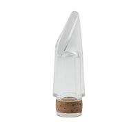 lixuesong 1 boquilla transparente para clarinete de acrílico transparente, linterna de plástico ABS, cabeza de flauta transparente para clarinete con corcho