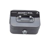 Lixuhdyu Caja Fuerte para Dinero - Caja Fuerte para Guardar Dinero | Hucha De Metal con 2 Llaves | Caja De Dinero con Cerradura Portátil, Caja De Efectivo, Alcancía para Adultos Y Niños