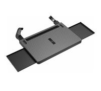 LiYaBaiHuo Bandeja para Volante Coche para Dodge Magnum Neon Charger Challenger Durango Viper, Bandeja Extensible Mesa para Volante 3 En 1 con Clip Viajes Y Largas Distancias,B/Carbon Fiber