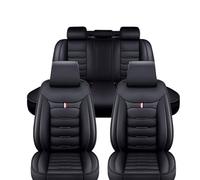 LiYaBaiHuo Funda Asiento Coche para Kia Sorento 2020 2021 2022 2023 2024, Cuero Juego Completo Delanteros y Traseros Protección Accesorios,A/Black