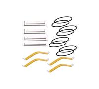 Liyafy Kit de herramientas para luthier de guitarra, esparcidores de cuerdas de metal + protector de diapasón con banda de goma para mantenimiento de reparación de guitarras y bajos