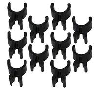 Liyafy Portalápices de latón para trompeta de cuerno francés, color negro, para crear música, tomar notas, 10 unidades