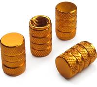 liyahuihh 4 Piezas Tapones de Válvula para Opel Meriva B 2010-2017 - Aluminio Anodizado, Antifugas con Anillo Sellador, Mantiene Presión Estable,Gold/C