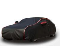 liyananli Fundas Completas para automóviles para Land Rover Freelander 2 2007-2018, Impermeable con Cremallera - Protección Total UV/Polvo/Lluvia/Nieve 4 Estaciones,Black Red/B