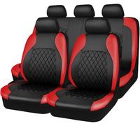 liyananli Fundas de Asiento Universales para Kia Stonic YB 2018-2026 - Juego Completo, Impermeables, Antideslizantes y Fáciles de Limpiar,Black Red/C