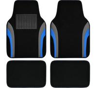 LIYANDAFA 4 Piezas Alfombrillas de Coche de Moqueta para Mazda Prima 2010-2025, Protector Antideslizante Moquette Kit Completo Elegante,Blue