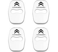 LIYANDAFA 4 Piezas Cubierta de Cerradura de Puerta de Coche para Citr-oen C1 C2 C3 C4 C5 C6 C-Elysee Vts Xsara C-Crosser, Acero Inoxidable Protección de Bloqueo Accesorios de Decoración