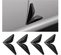 LIYANDAFA 4 Piezas Protector de Esquina de Puerta de Coche Silicona Adecuado para Audi Q2 2016-2024, Protección Anticolisión Borde Puerta Antiarañazos,Black