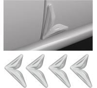 LIYANDAFA 4 Piezas Protector de Esquina de Puerta de Coche Silicona Adecuado para Fiat Doblò II 2010-2022, Protección Anticolisión Borde Puerta Antiarañazos,Transparent