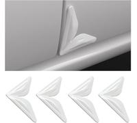 LIYANDAFA 4 Piezas Protector de Esquina de Puerta de Coche Silicona Adecuado para Mazda 2 2022-2025, Protección Anticolisión Borde Puerta Antiarañazos,White