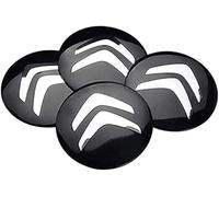LIYANDAFA 4 Piezas Silicona Adhesivo Pegatinas Stickers Tapas de Rueda de Centro Tapacubos para Citroen C2 2003-2009, Llantas Decorativa Emblema