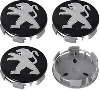 LIYANDAFA 4pcs Tapas para ABS Llantas para Peugeot 308 SW III P51 I 2021-2025, Tapas Centrales De Rueda Tapones De Rueda Reemplazo, Llantas Accesorios Decorativos (OD 60mm)