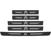 LIYANDAFA 5 Piezas Protector De Umbral De Puerta De Coche Fibra De Carbono para Citroen C5 Break II 2008-2017, Protector de Parachoques Adhesivo