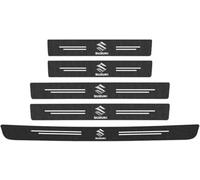LIYANDAFA 5 Piezas Protector De Umbral De Puerta De Coche Fibra De Carbono para Suzuki SX4 S-Cross SCross 2014-2022, Protector de Parachoques Adhesivo