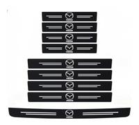 LIYANDAFA 9 Tiras de Umbral de Puerta de Fibra de Carbono para Mazda 6 Saloon 3 (III) GJ/GL I 2012-2015, Protectores de Parachoques Trasero, Barra de Umbral del Automóvil Antiarañazos